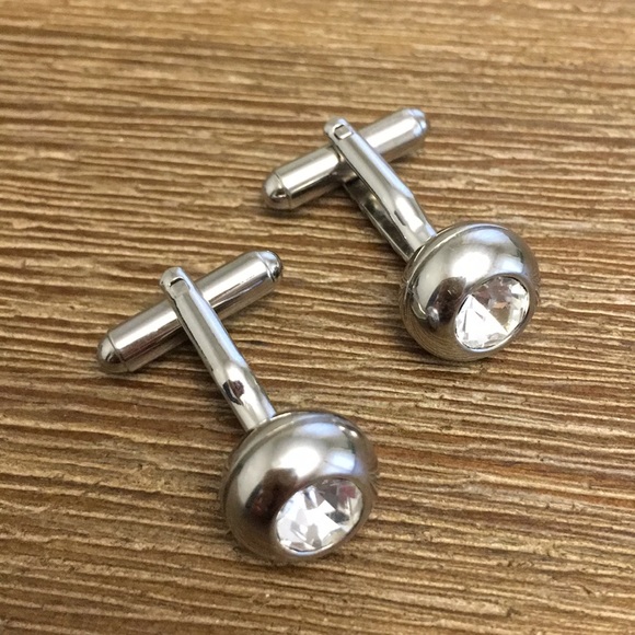 Circle stud cuff links - Picture 1 of 3